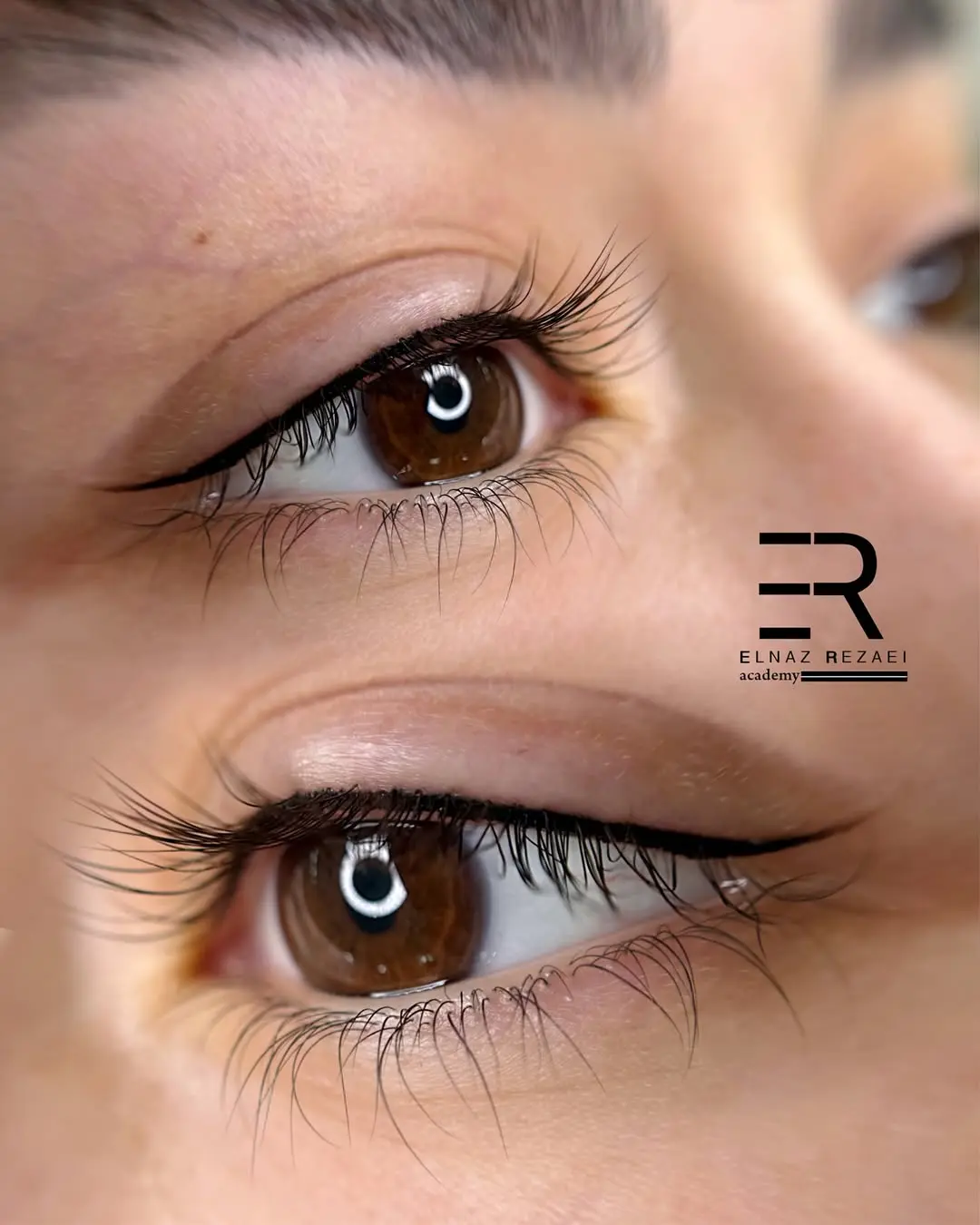 خط چشم دائم و بن مژه